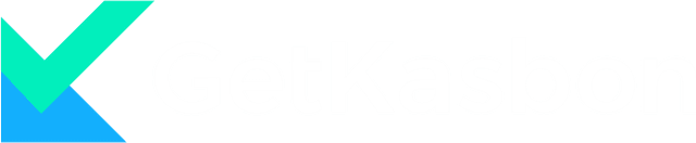 GetKasbon Logo White